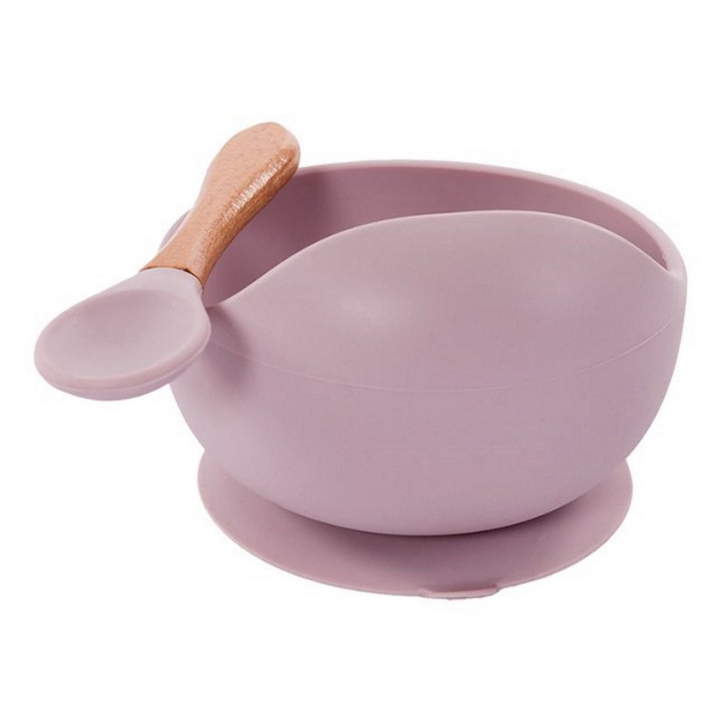 Bowl with suction cup (including spoon) b-suction