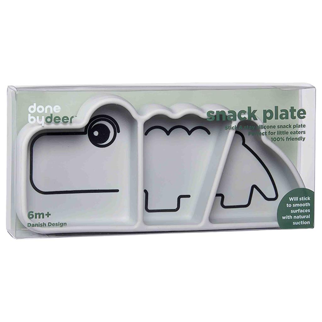 Plate (silicone) stick & stay Croco