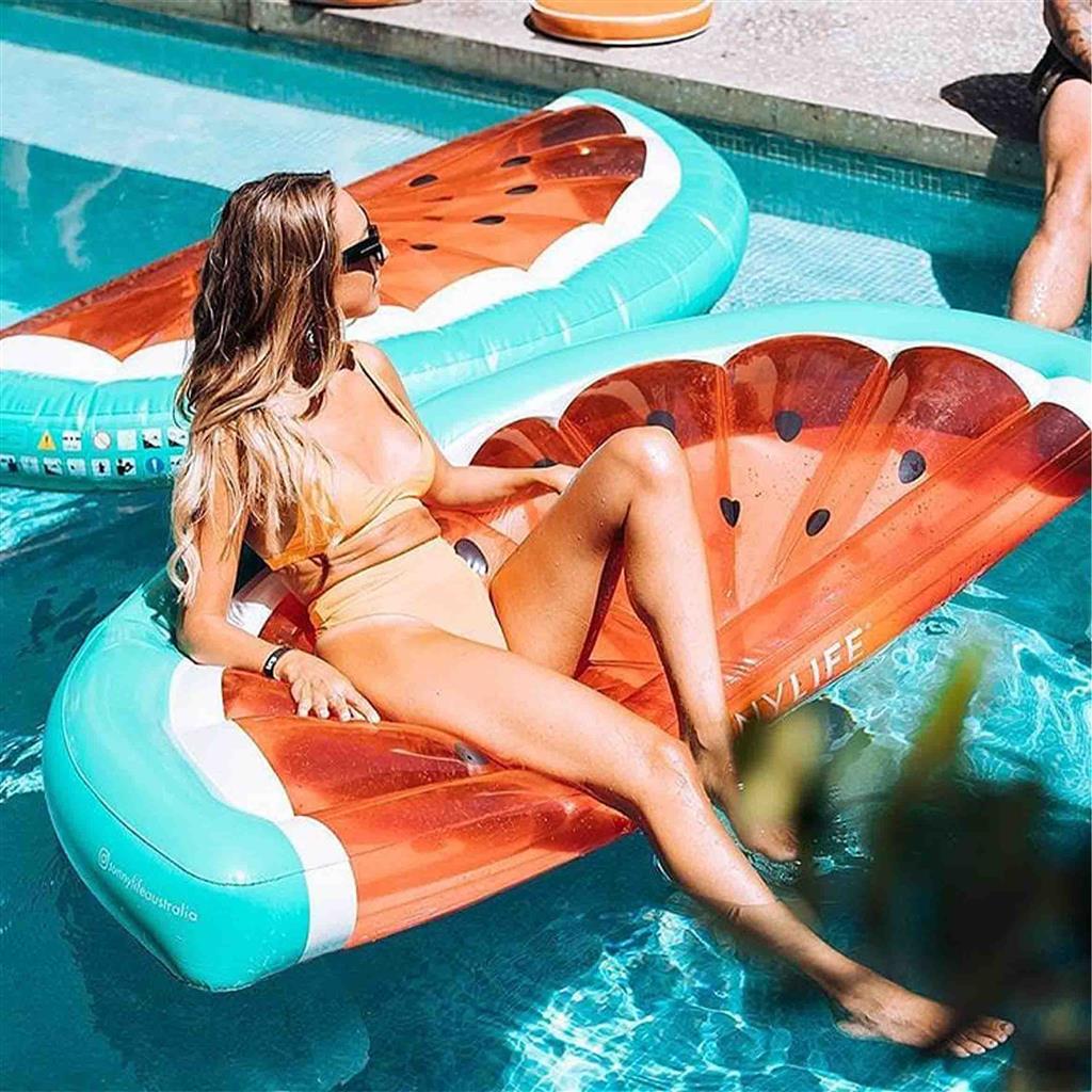 Air mattress luxury lie-on float watermelon