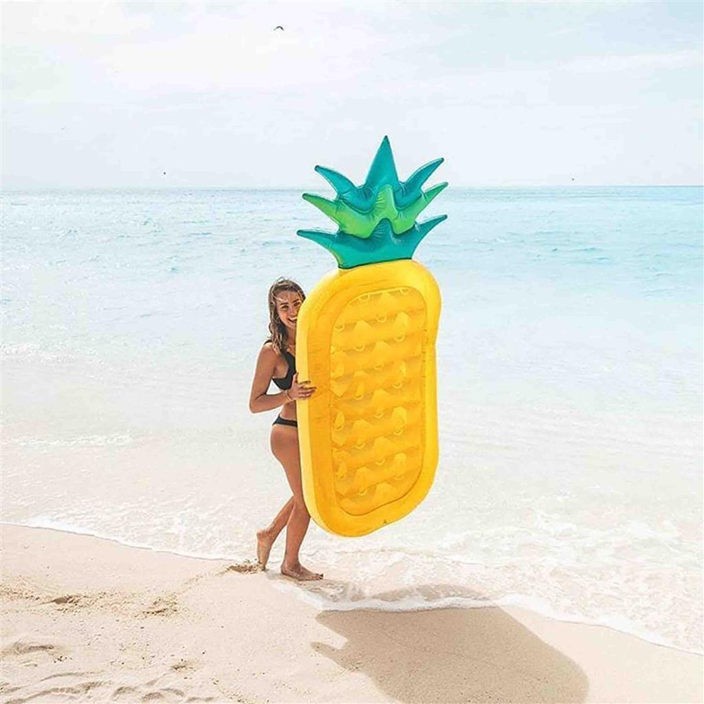 Luchtmatras luxe lie-on float pineapple