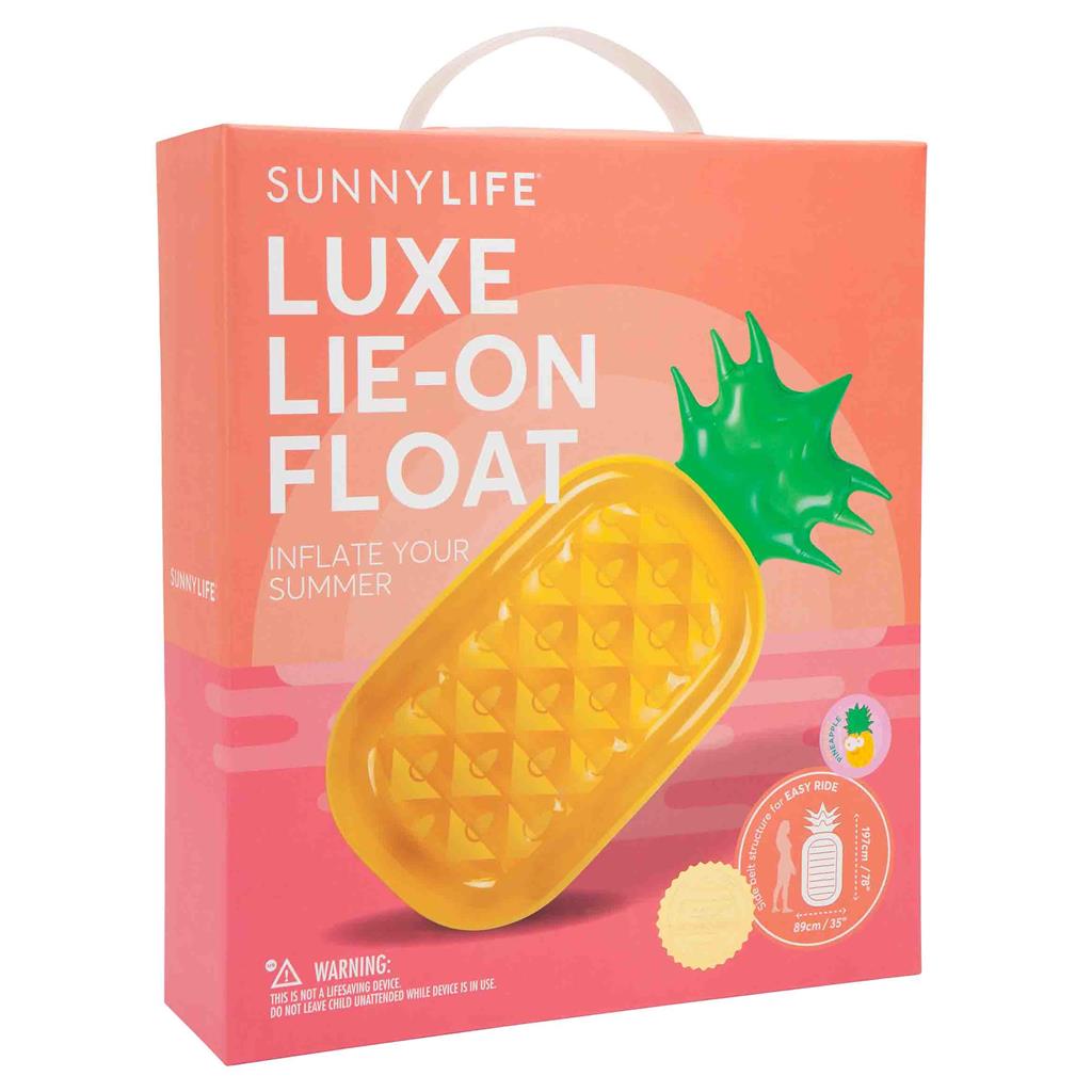 Matelas pneumatique de luxe flottant ananas