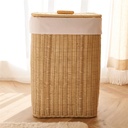 Wicker linen basket