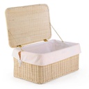 Wicker toy suitcase