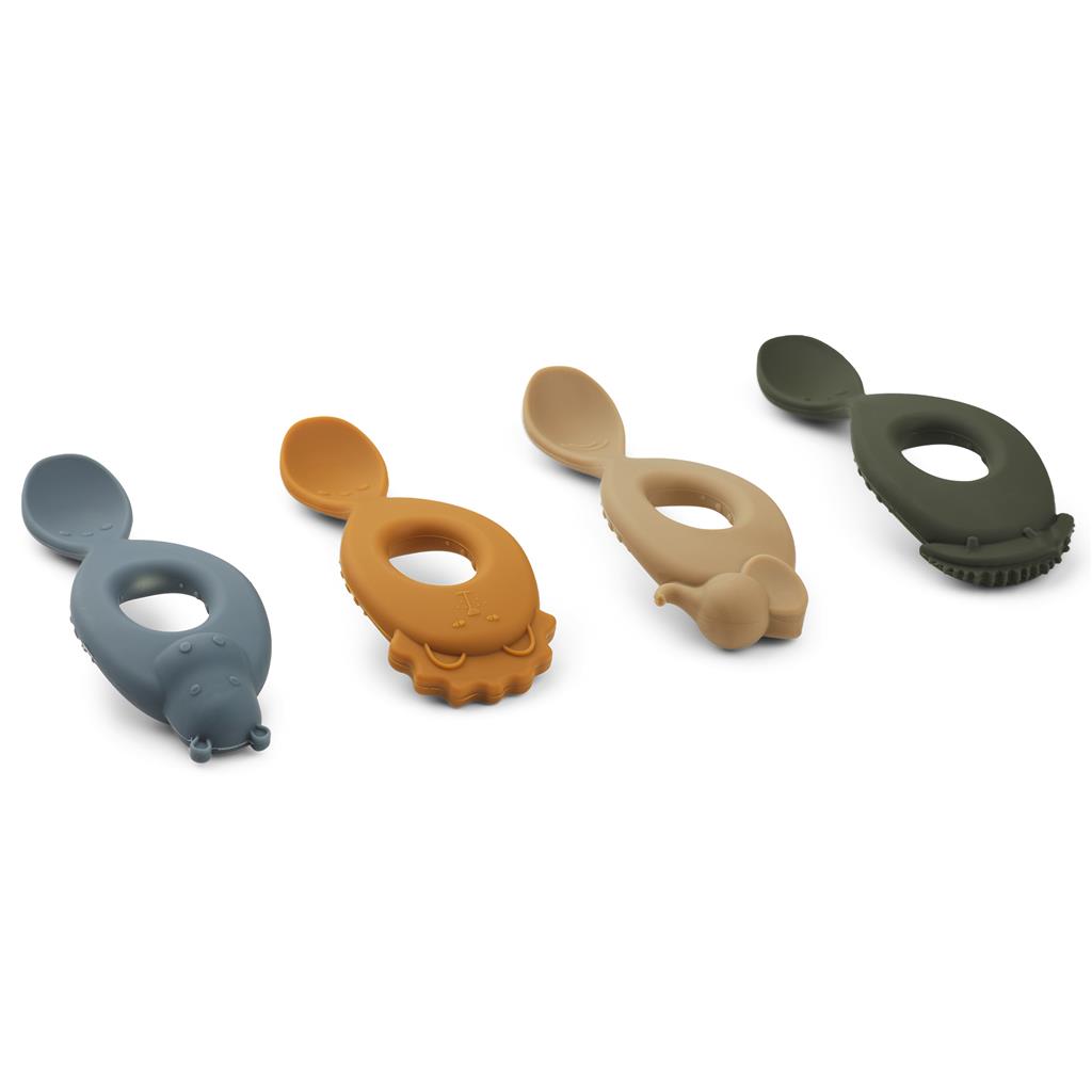 Spoons (silicone, 4 pieces) Liva