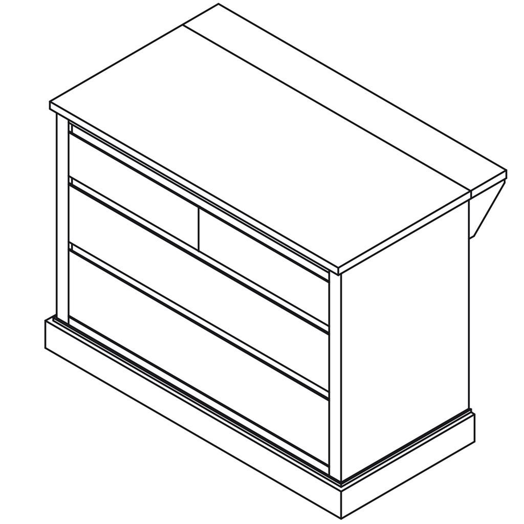 Conception de la commode