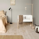 Co-sleeper/cradle (white/oak)