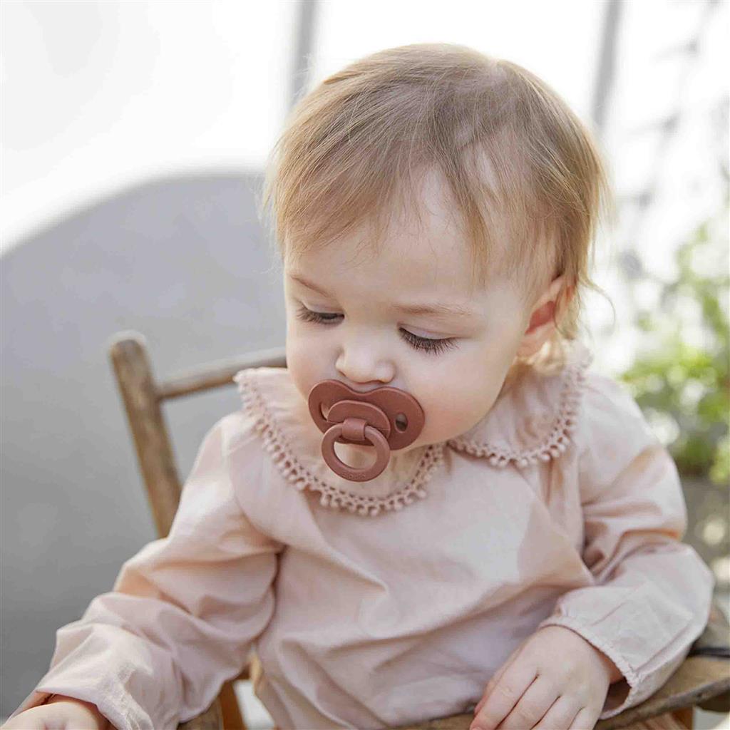 Pacifier bamboo (3m+, rubber) Elodie