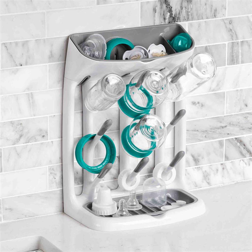 Bottle drying rack compact OXO to