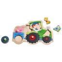 Puzzle insert : Tracteur fou