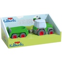 Marble track: tractor with trailer