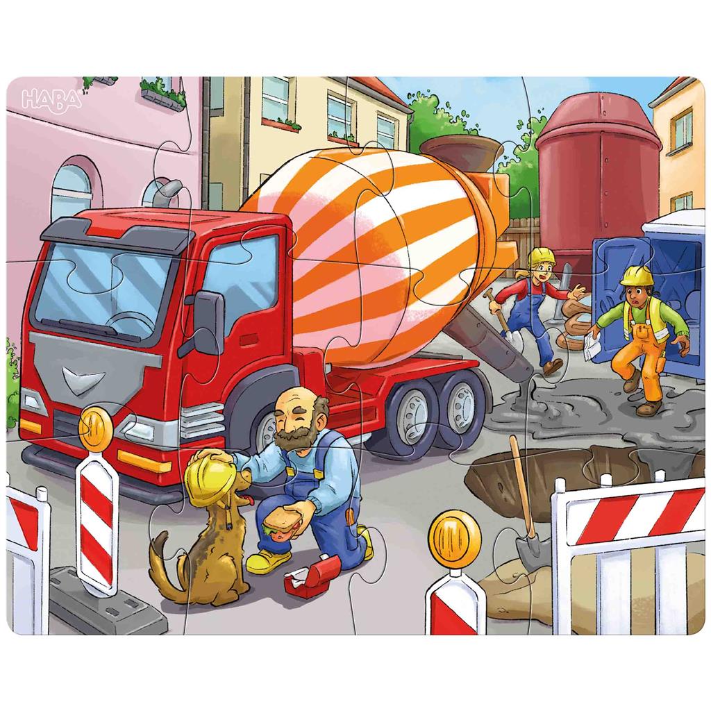 Puzzles: construction vehicles