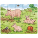 Puzzles : jeunes animaux de la ferme