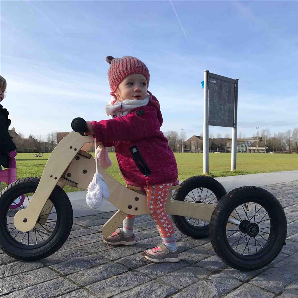 Balance bike 2-in-1 (wood)