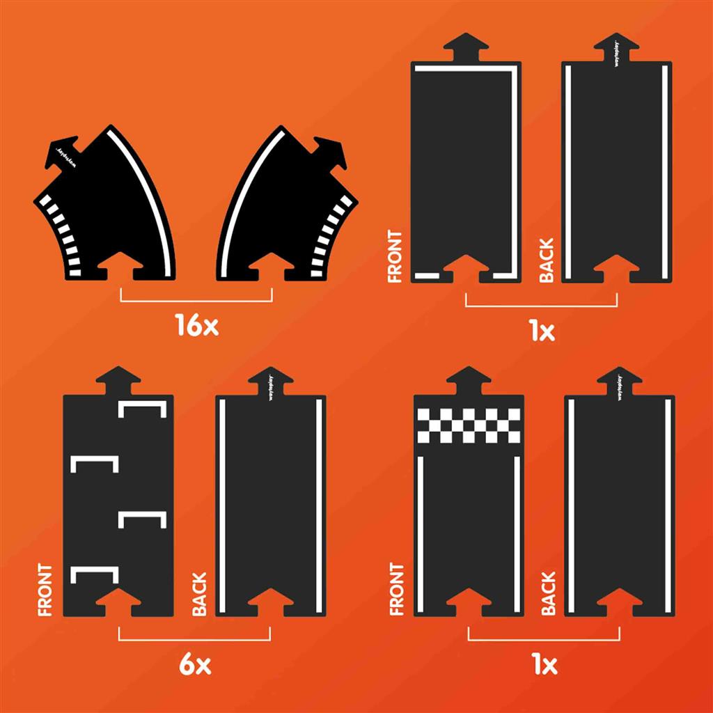 Car track grand prix (24-piece)