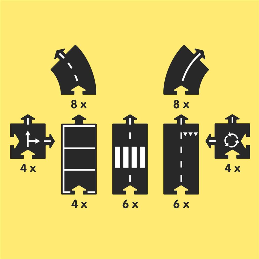 Car track king of the road (40-piece)