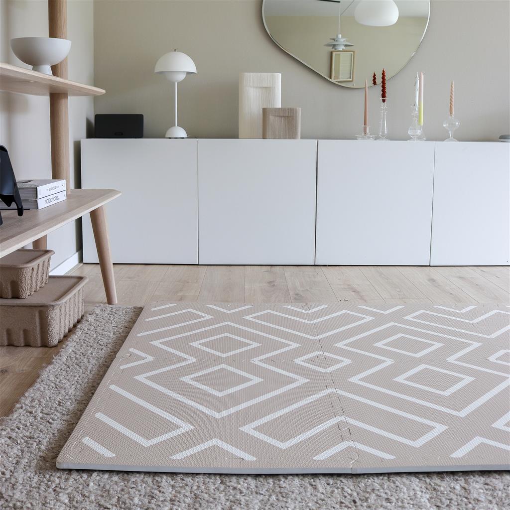 Tapis de puzzle blocs modernes