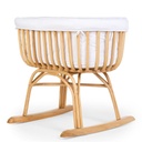 Rocking cradle rattan (+mattress+covering)