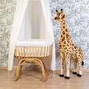 Rocking cradle rattan (+mattress+covering)