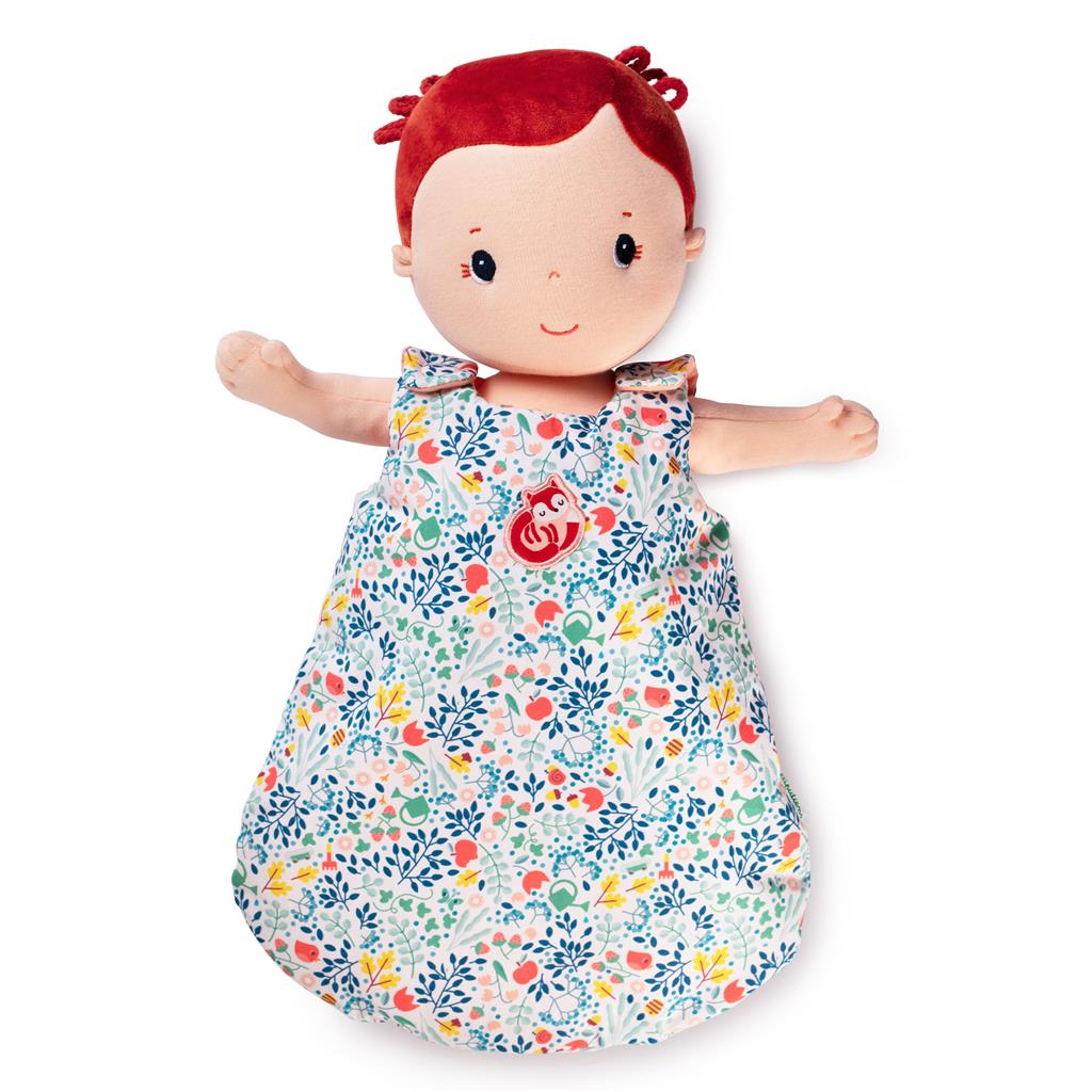 Doll sleeping bag flowers