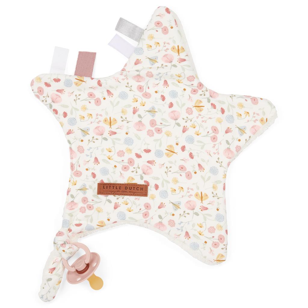 Cuddly blanket star flowers&butterflies