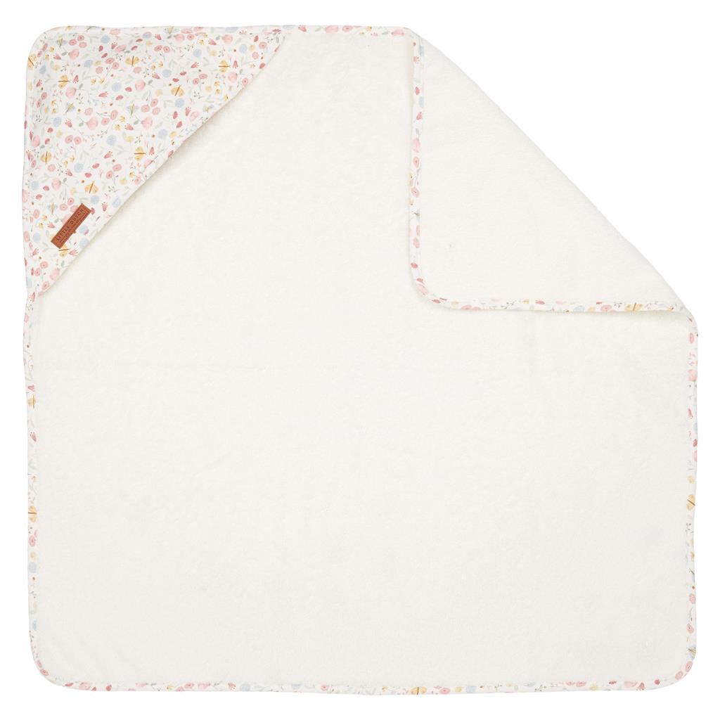 Serviette de bain fleurs&papillons