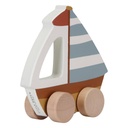 Wooden sailboat