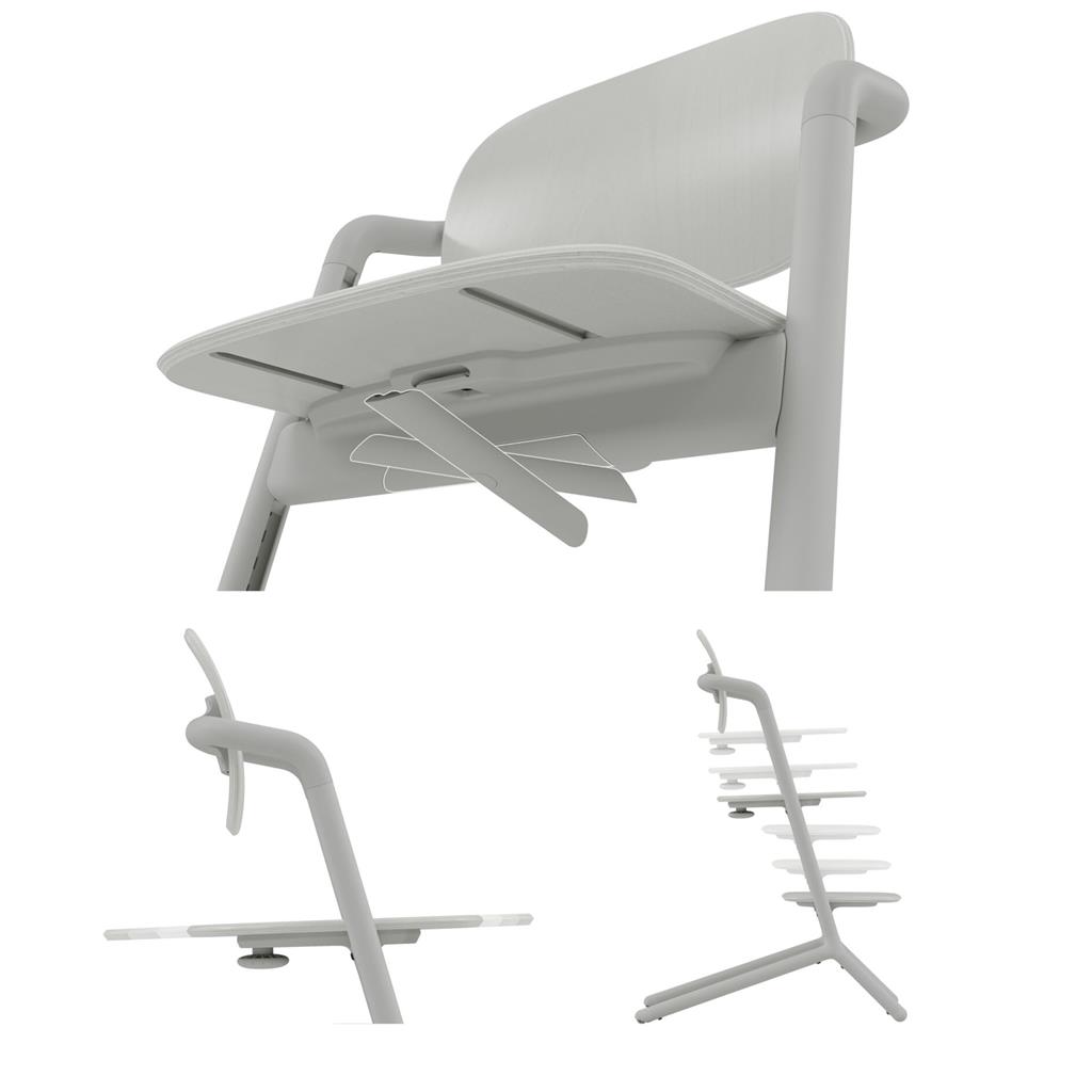 Chaise de salle à manger lemo 3-in-1