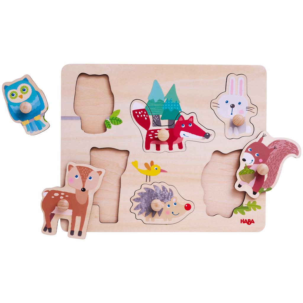 Insert puzzle forest animals