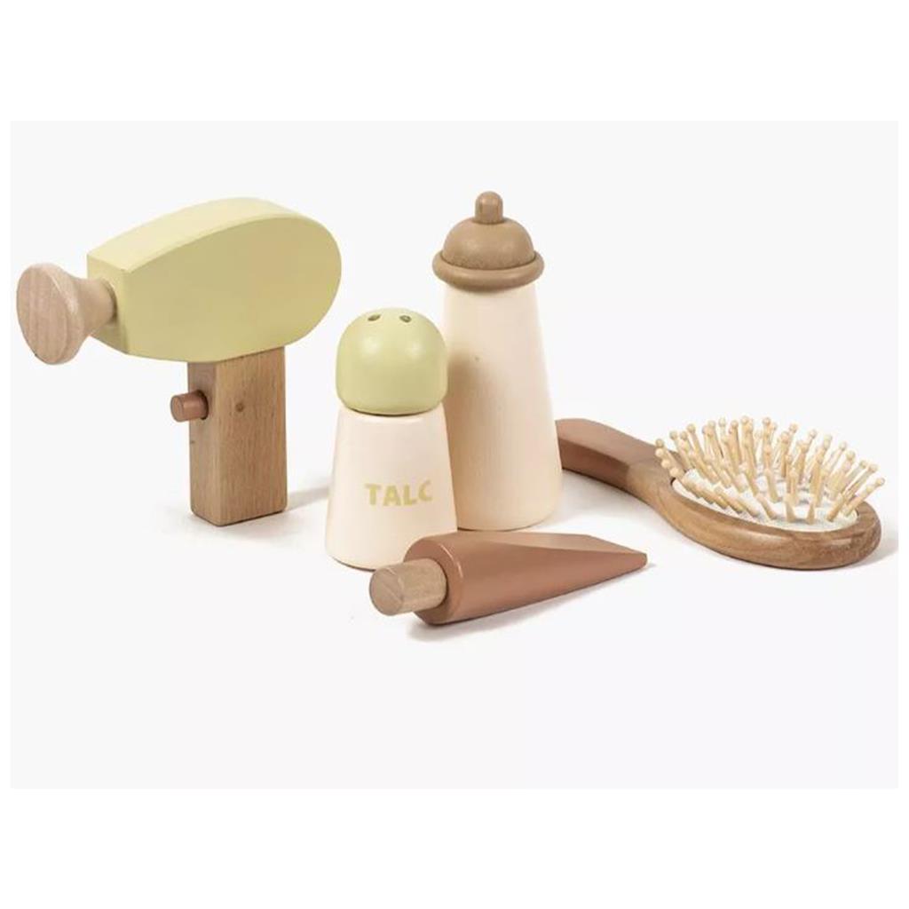 Wooden toilet set