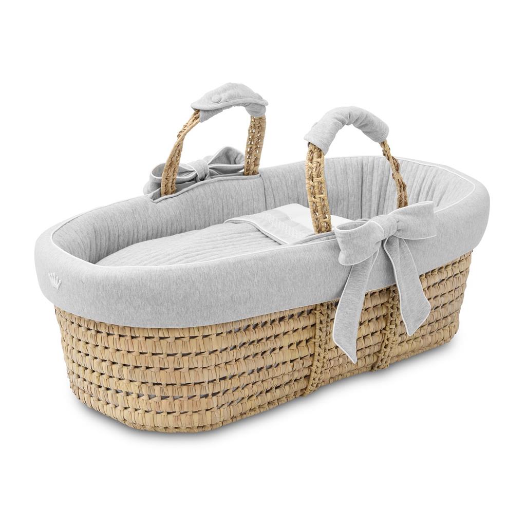 Carrycot moses basket Ella crystal gray