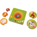 Wooden puzzle farm animals