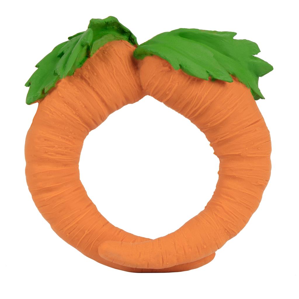 Teething ring carrot