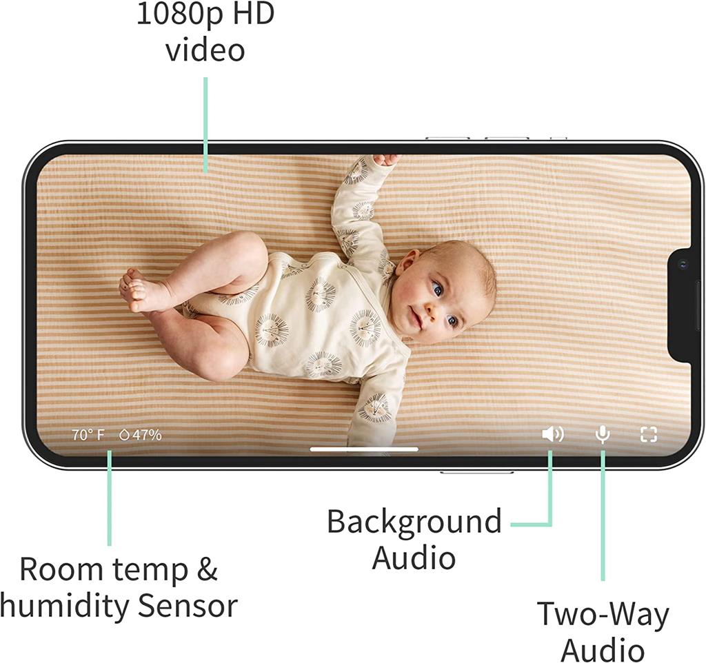 Caméra pour moniteur de bébé 2