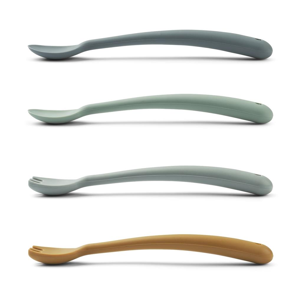 Vork + lepel (4-pack) Shea