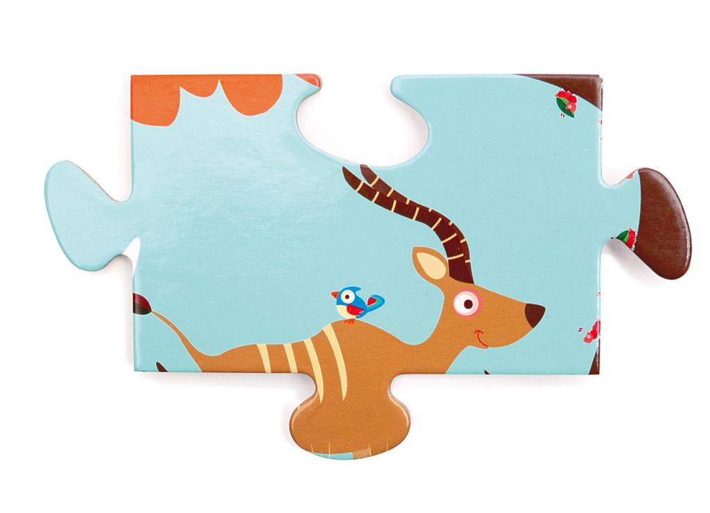Vloerpuzzel 36 stuks safari