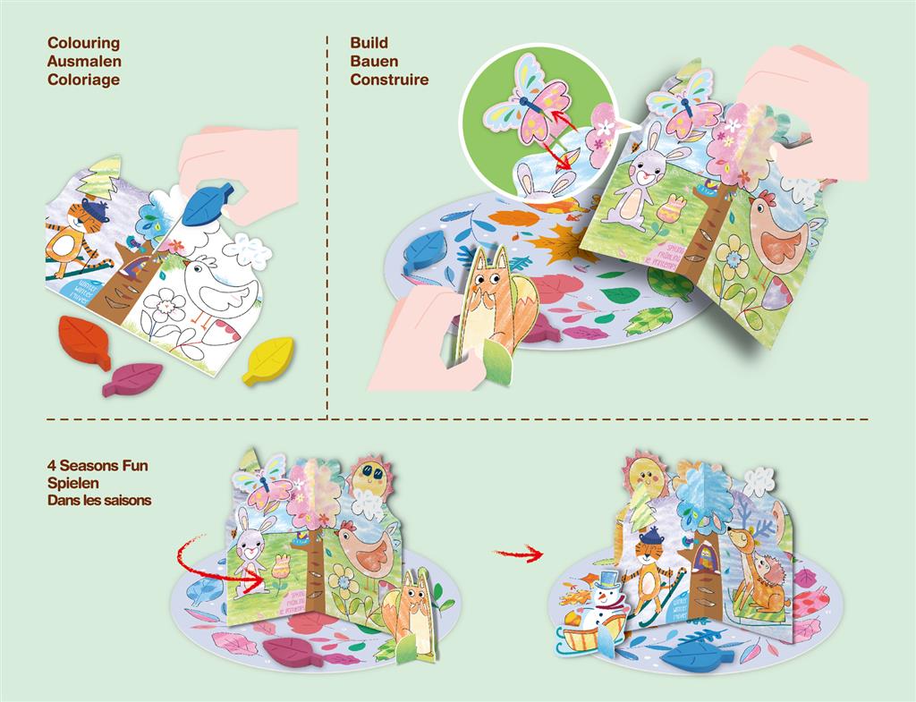 Chalk activity kit the 4 seasons