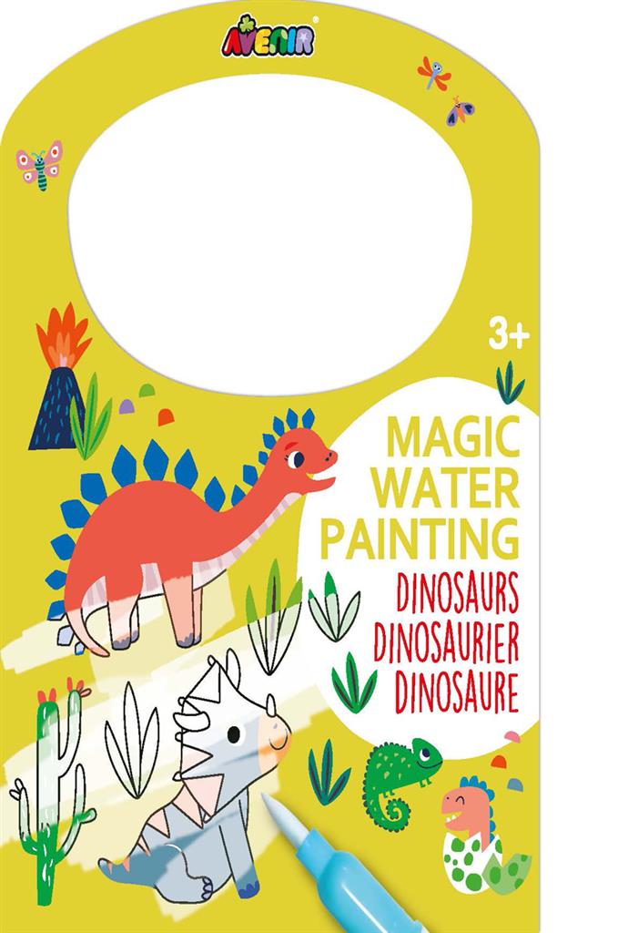 Magisch waterschilderen boek dinossaurussen