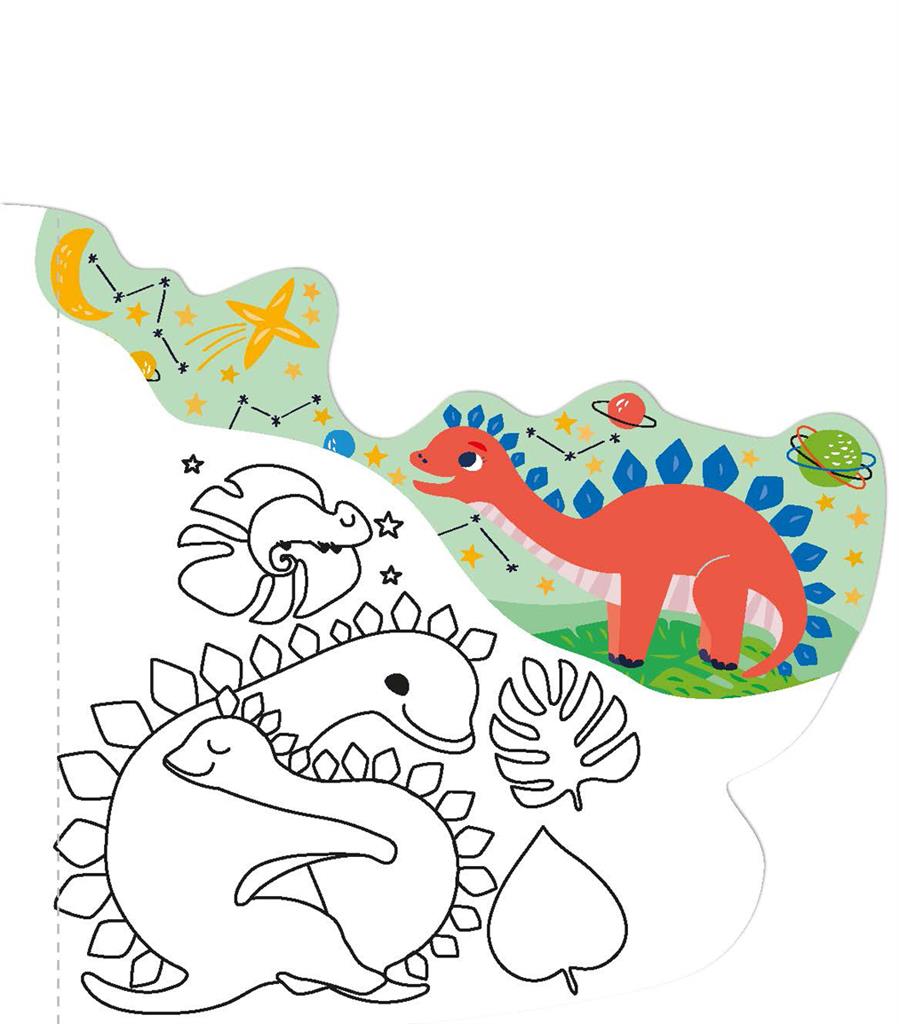 Magic water painting book dinosaurs