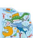 Magic water painting book dinosaurs