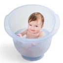 Bain de bébé Shantala transparent (bleu)