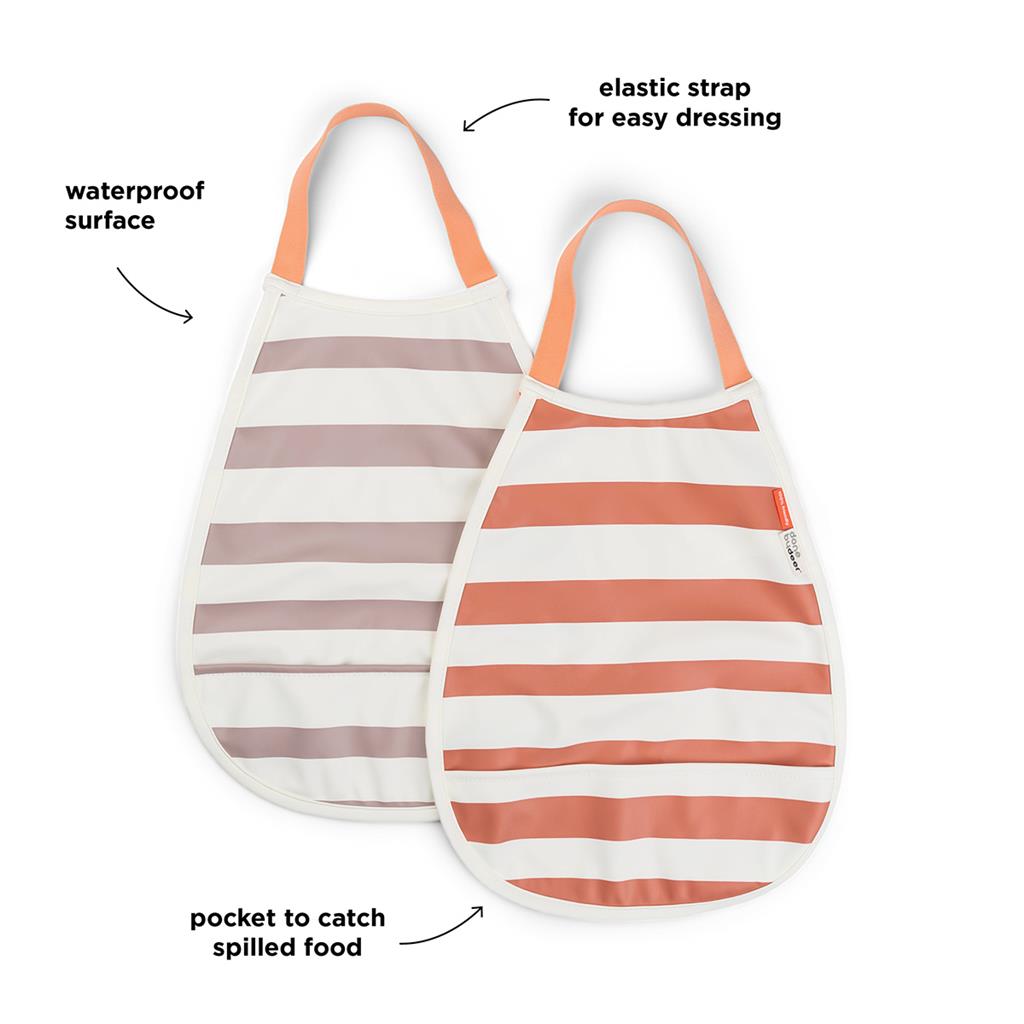 Bib (2pcs) Stripes