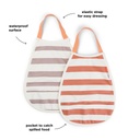 Bib (2pcs) Stripes