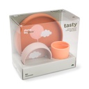 Eating set (silicone) Happy clouds