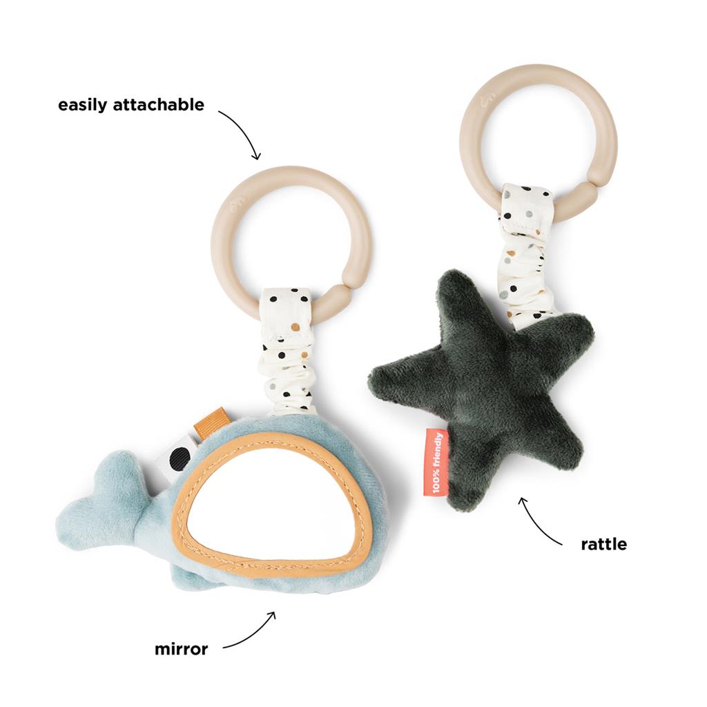 Jouet suspendu (2pcs) baleine Wally