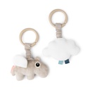 Hanging toy (2pcs) Happy clouds