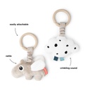 Hanging toy (2pcs) Happy clouds