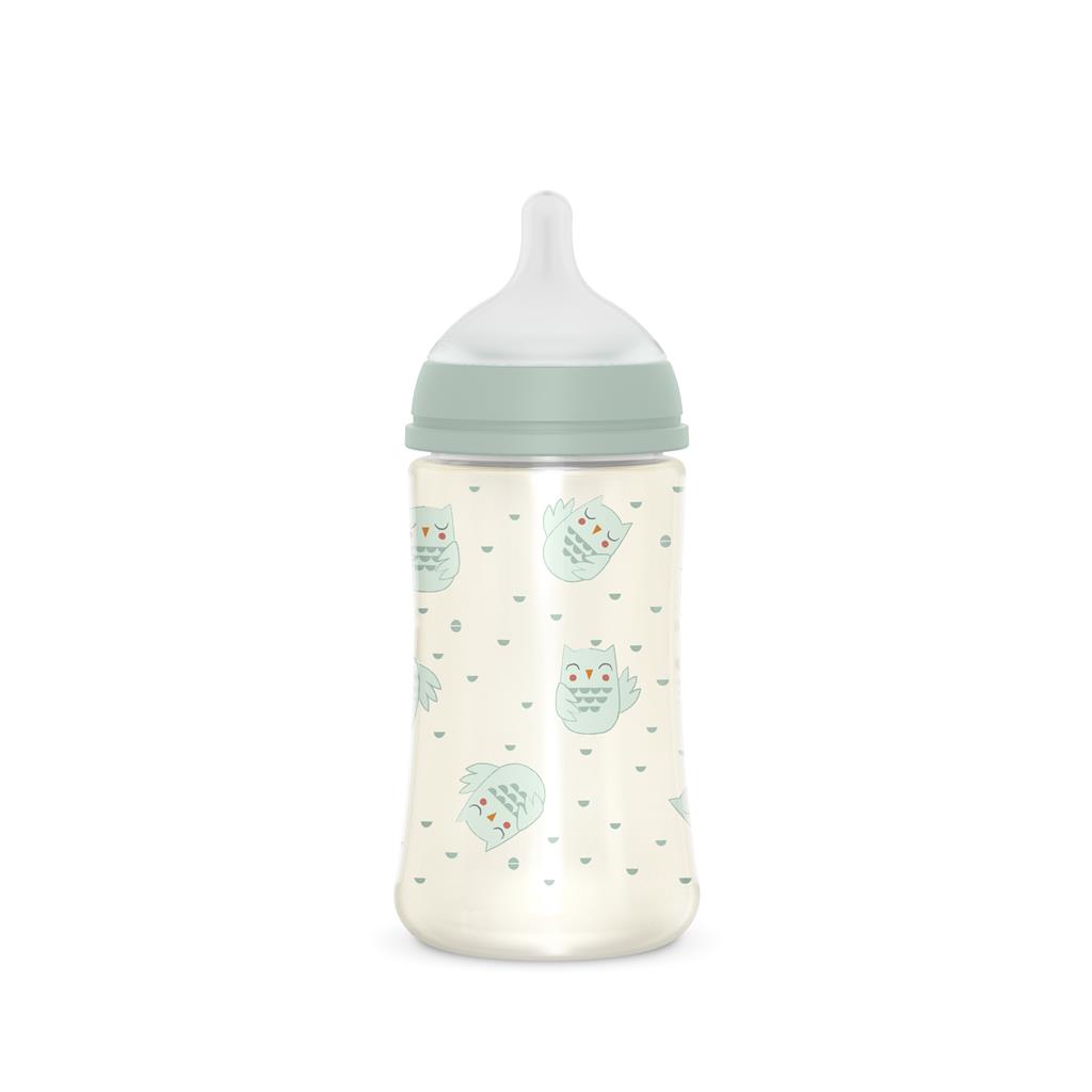 Feeding bottle PA 270 ml (silc.; medium) Bonhomia owl S