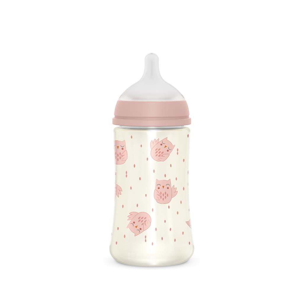 Feeding bottle PA 270 ml (silc.; medium) Bonhomia owl S