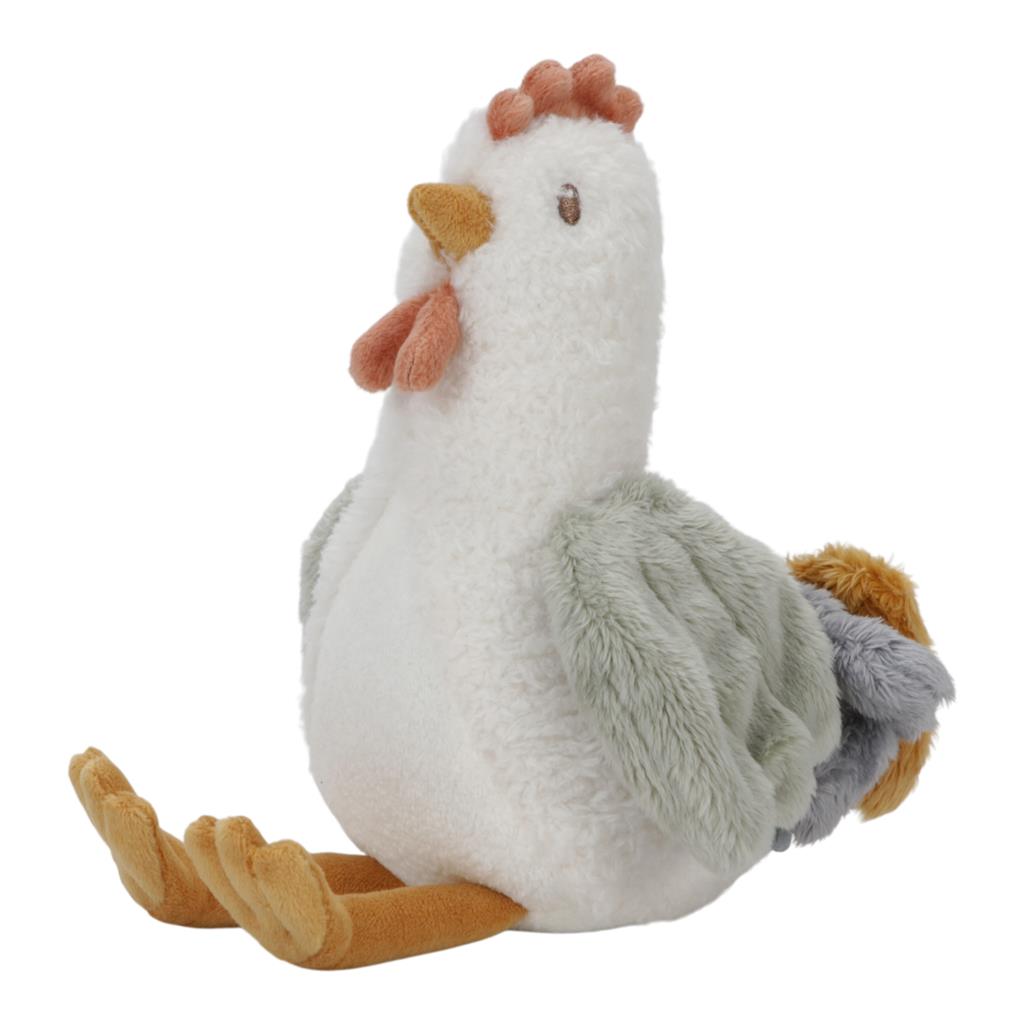 Poule en peluche Little Farm 17cm