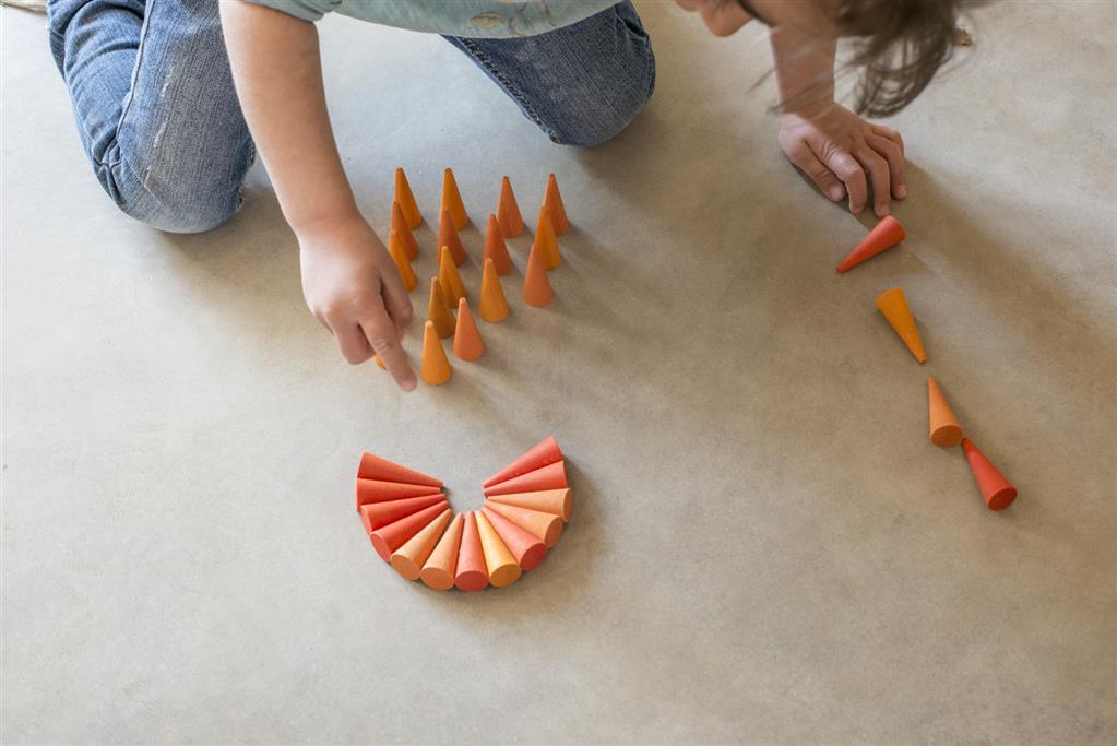 Mandala Orange Cone